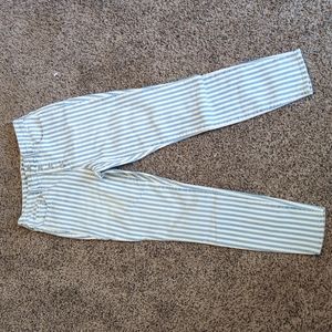 Striped Skinny Jeans